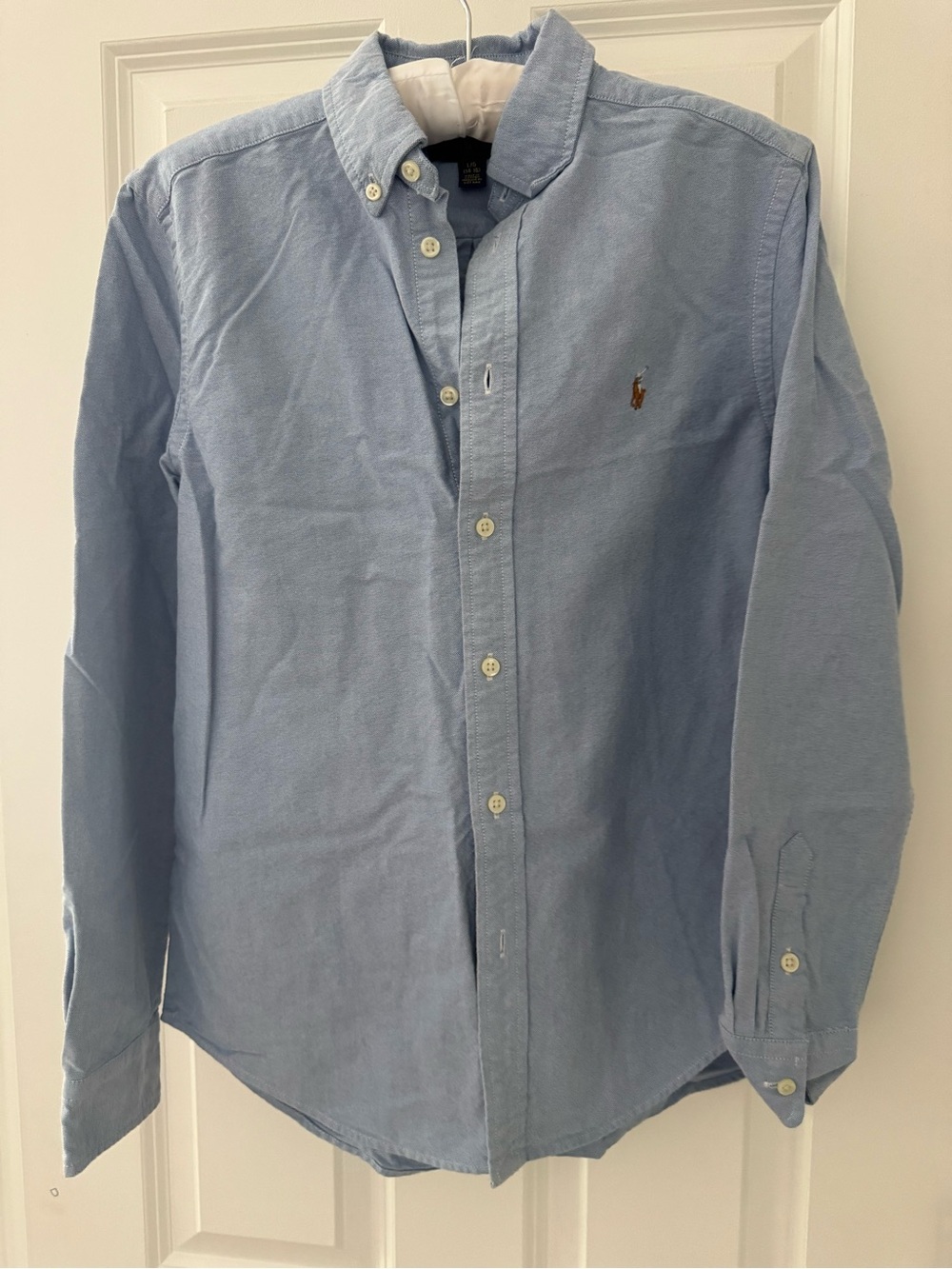 Ralph Lauren Light Blue Button-Down Oxford Shirt